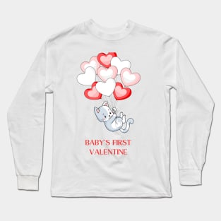 baby's first valentine Long Sleeve T-Shirt